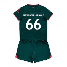 Liverpool Alexander-Arnold #66 Tredjedraktsett Barn 2022-23 Kortermet (+ korte bukser)